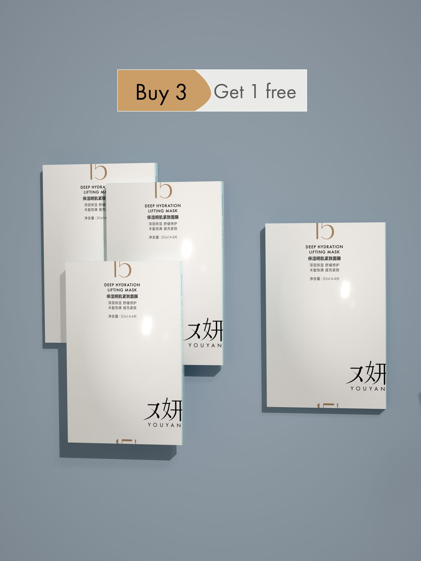 Buy 3 boxes get 1 free box of masks